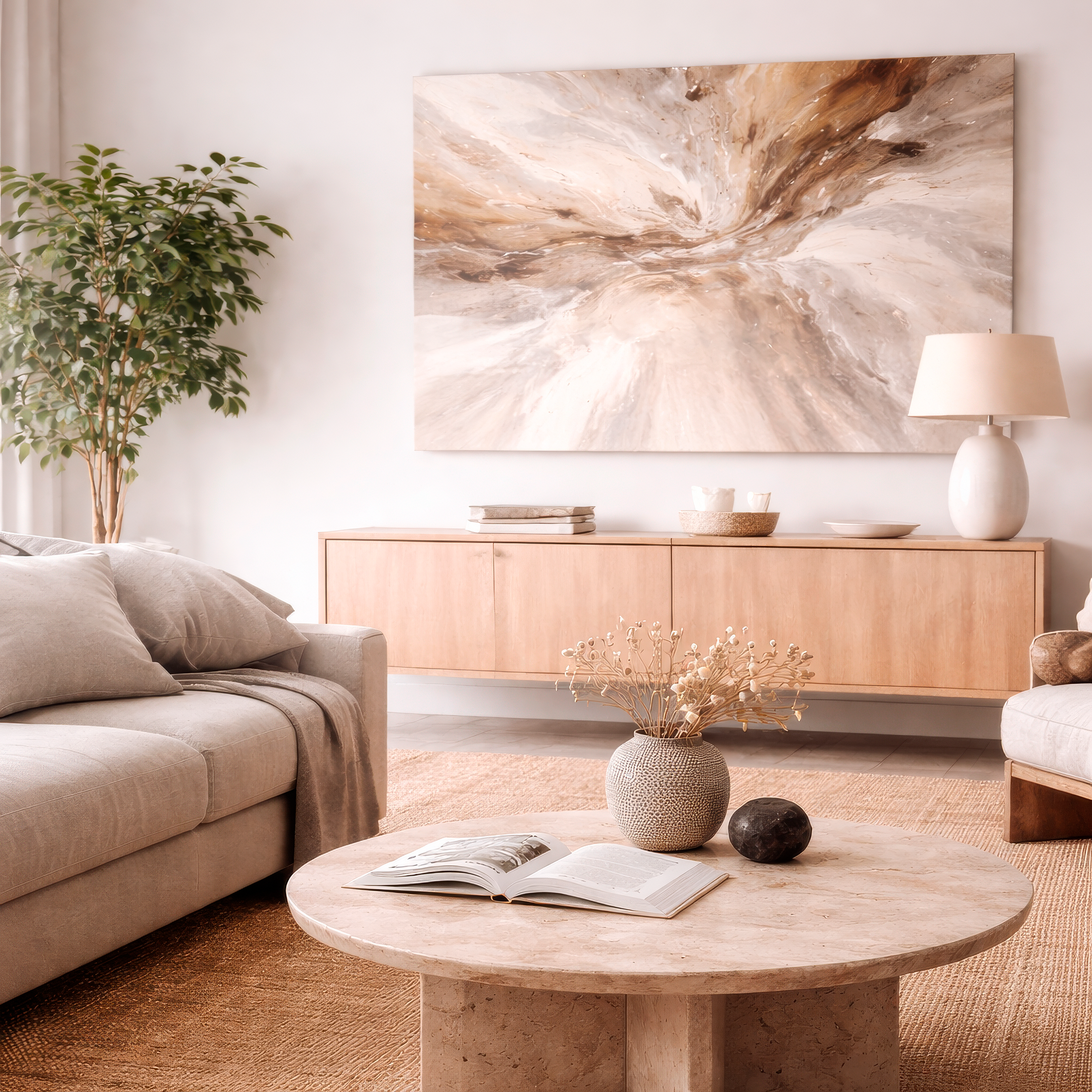 Sådan indretter du dit hjem med kunst – rum for rum